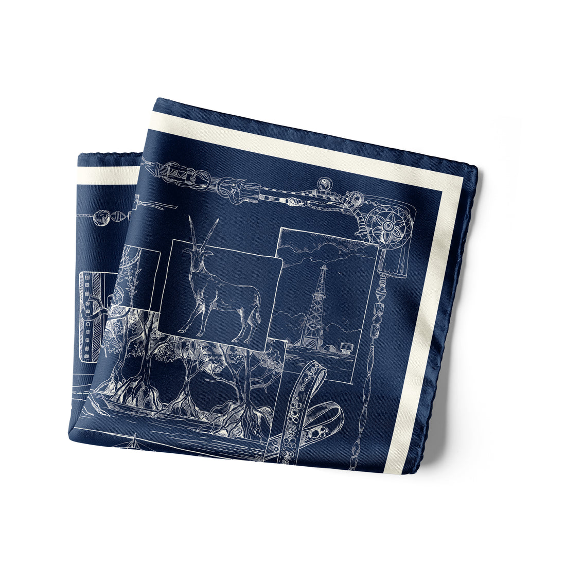The Abu Dhabi Heritage (Heritage Blue) / Pocket square 35