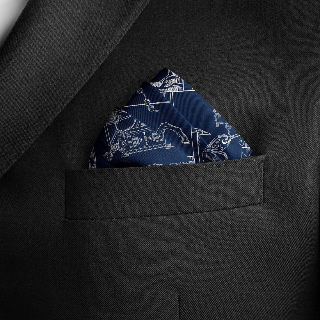 The Abu Dhabi Heritage (Heritage Blue) / Pocket square 35