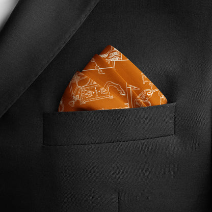 The Abu Dhabi Heritage (Heritage Orange) / Pocket square 35