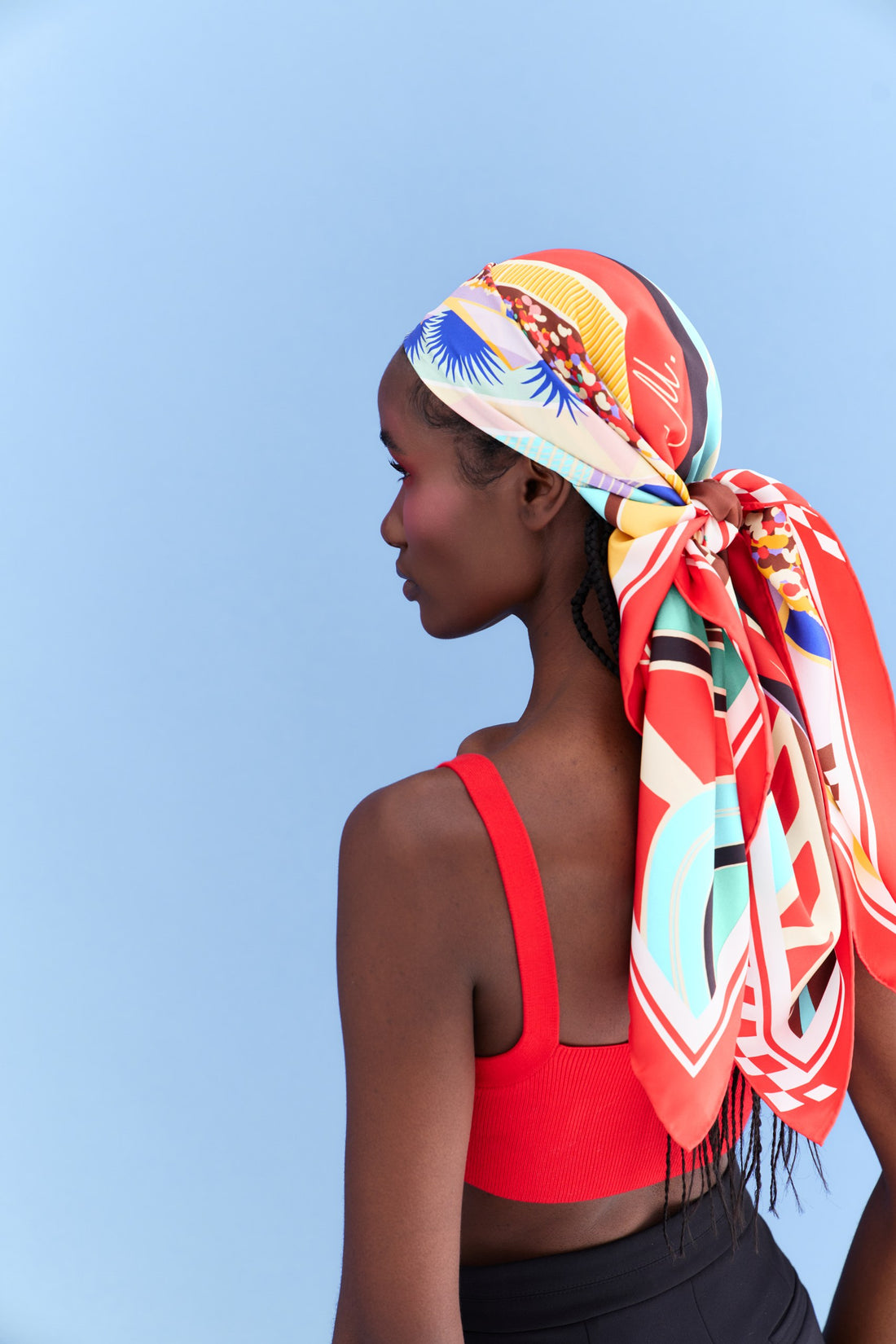 Formula 1 Abu Dhabi (Red) / Silk scarf