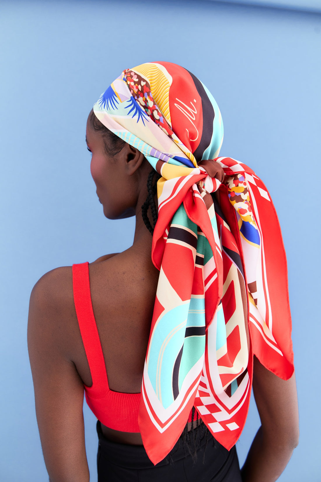 Formula 1 Abu Dhabi (Red) / Silk scarf