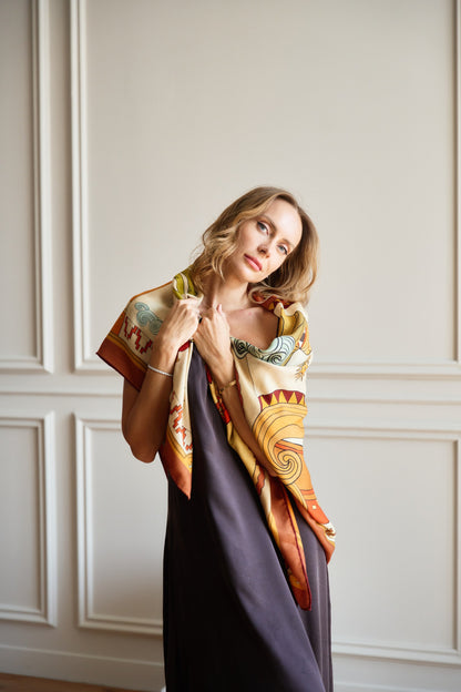 Arabian Nights (Gold)/ Shawl