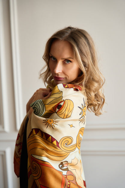 Arabian Nights (Gold)/ Shawl