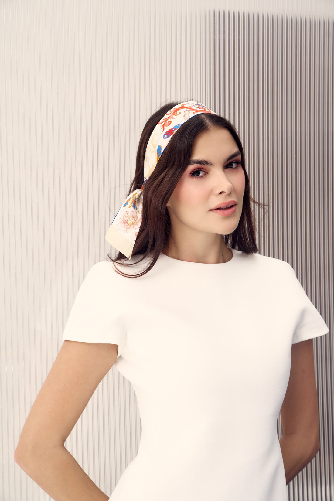 The Study of UAE Insects/ Twilly Silk Scarf