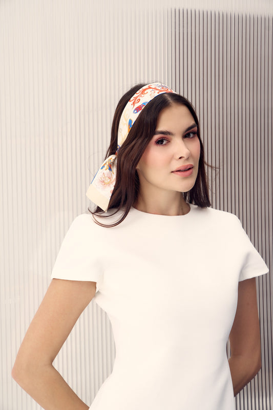 The Study of UAE Insects/ Twilly Silk Scarf