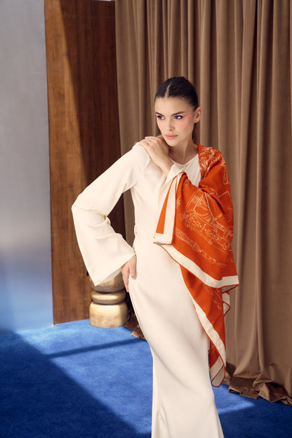 The Abu Dhabi Heritage (Heritage Orange)/ Shawl