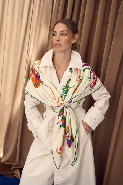 The Study of UAE Insects (Forest Green)/ Shawl