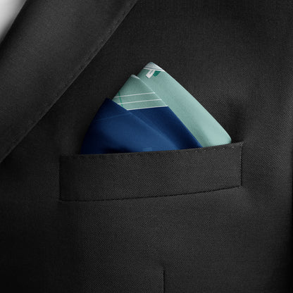 Peaceful Skies, Endless Horizons- UAE (Admiral Blue, Red, Yellow)/ Pocket square 35