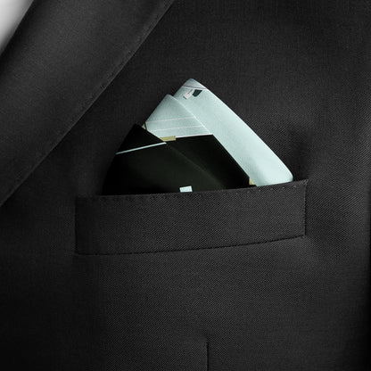 Peaceful Skies, Endless Horizons- UAE (Black Army)/ Pocket square 35
