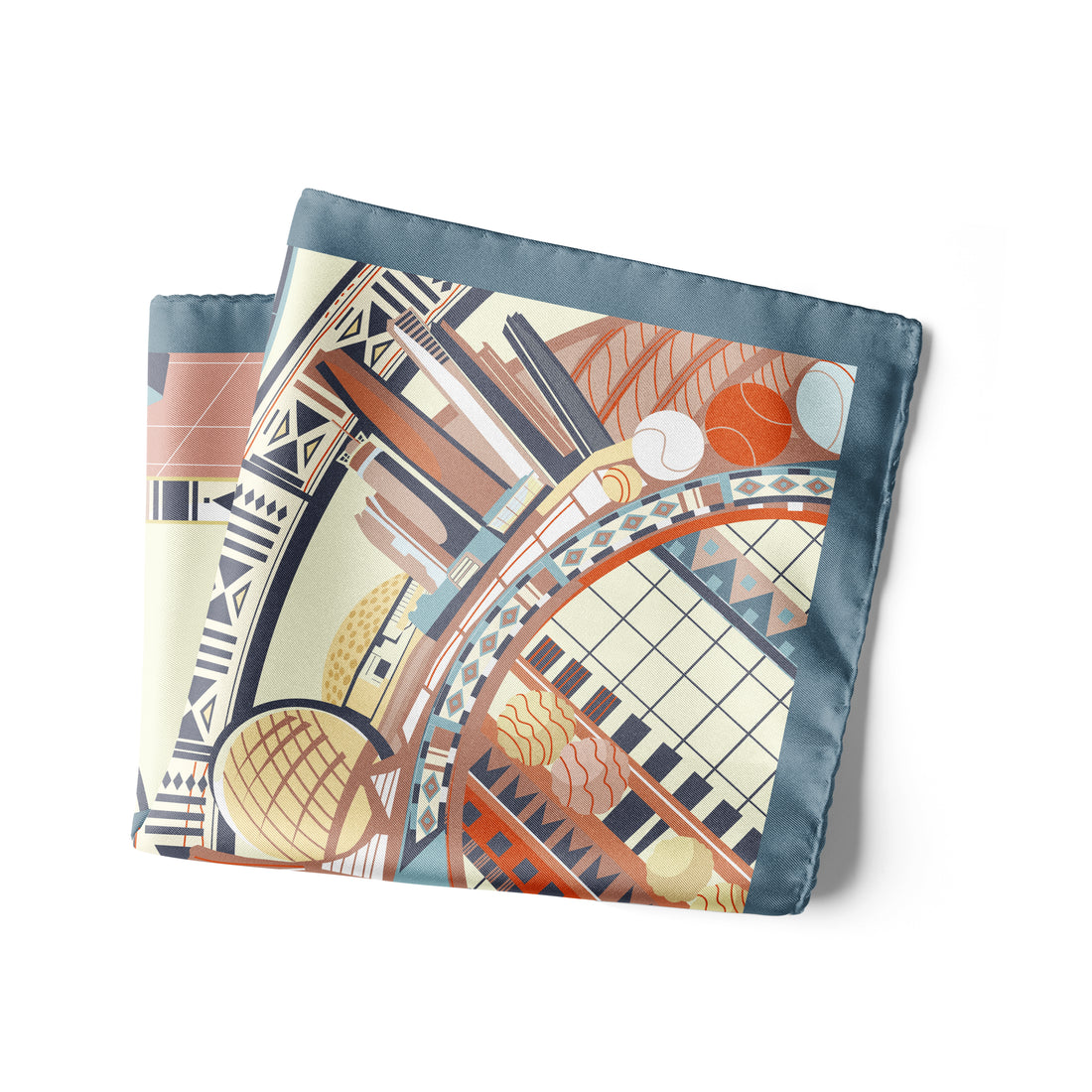 Abu Dhabi Tennis (Blush Pink)/ Pocket square 35