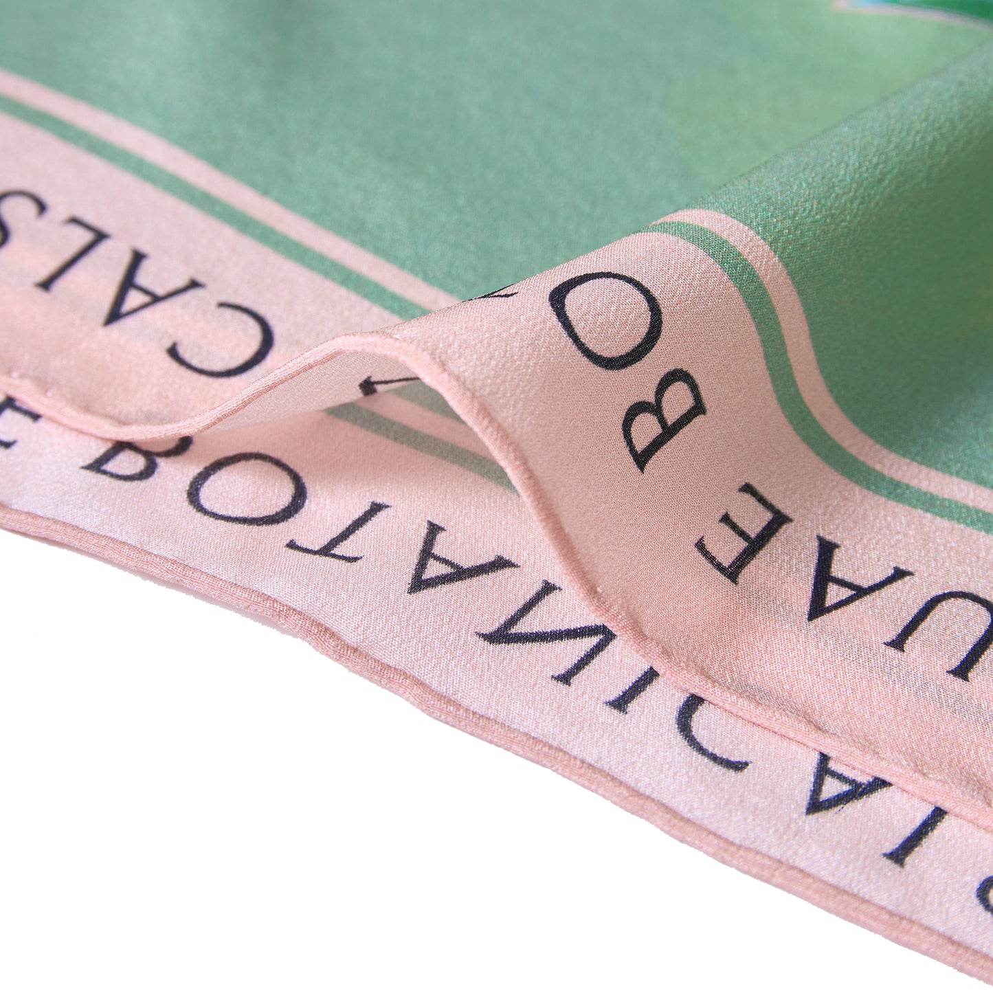 UAE Botanicals (Sage Green) / Silk scarf