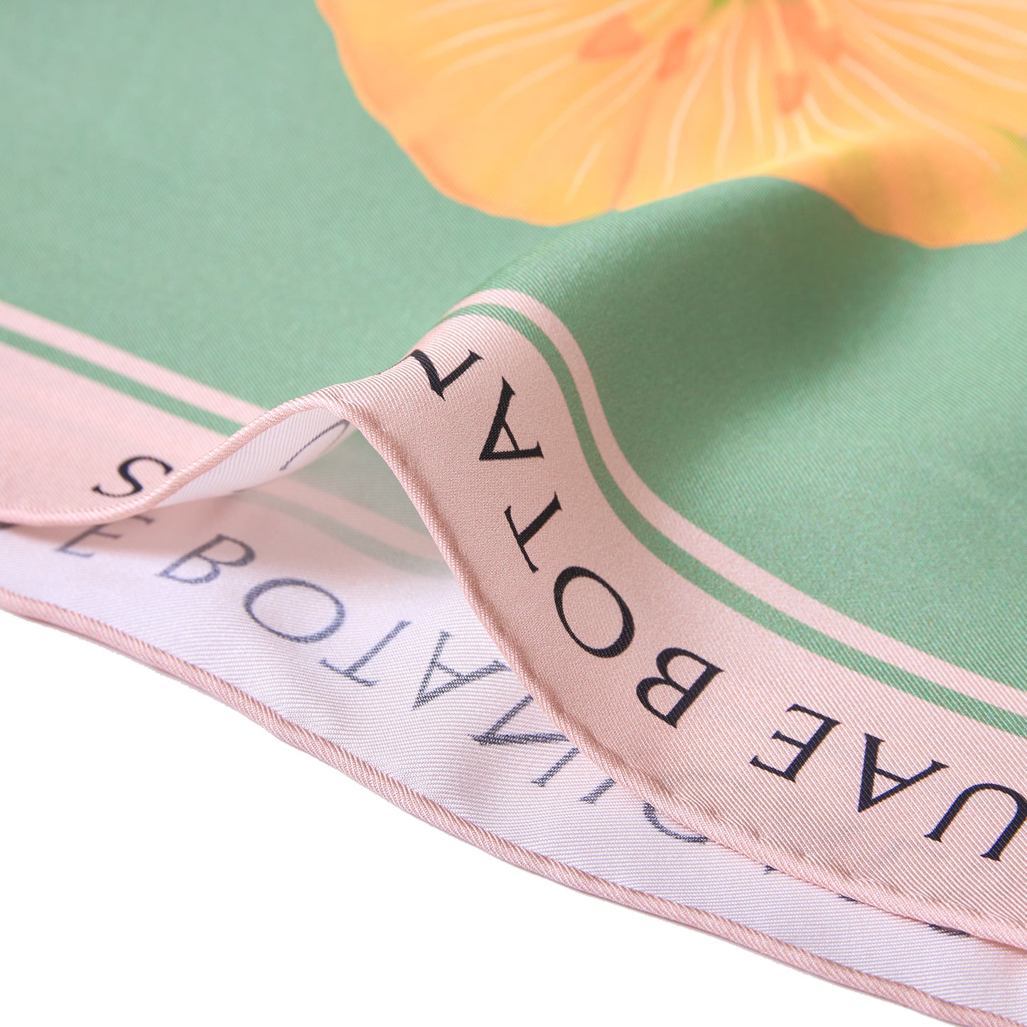 UAE Botanicals (Sage Green) / Silk scarf