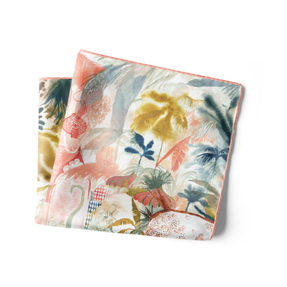 The Mystery of The Emirati Royal Gardens (Peach Pink) / Pocket square 35