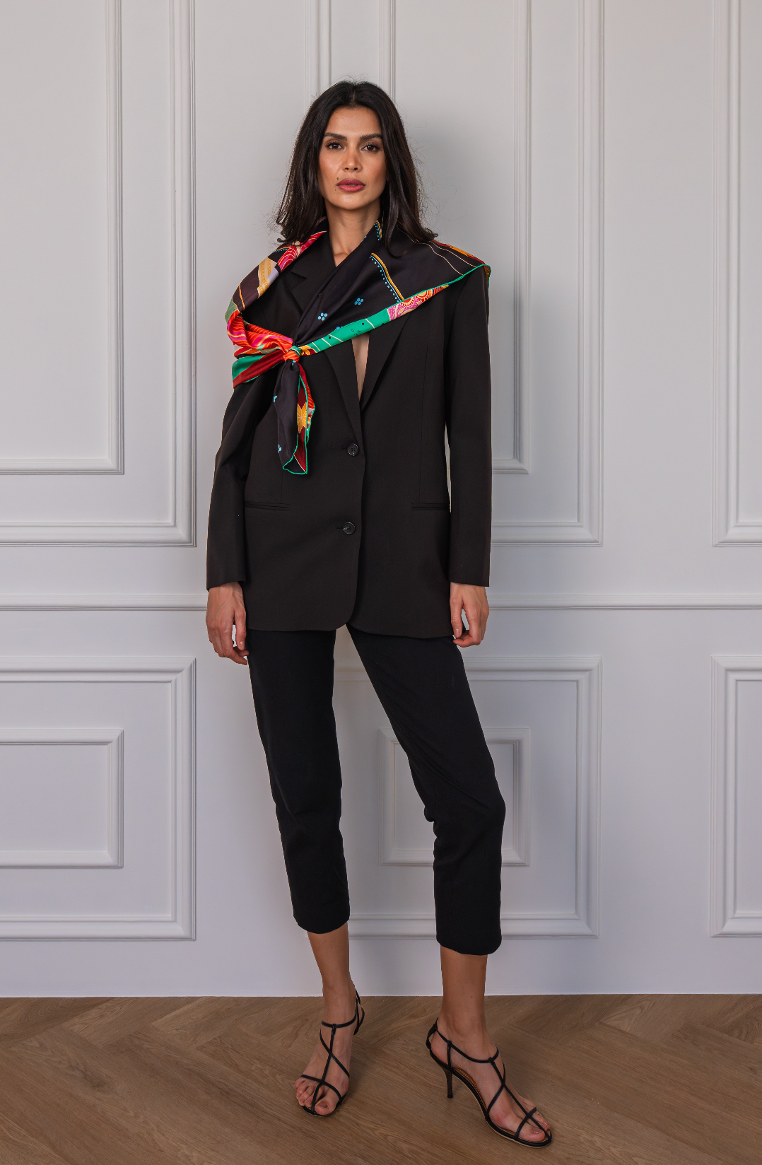 Sisterhood (Red) / Silk scarf