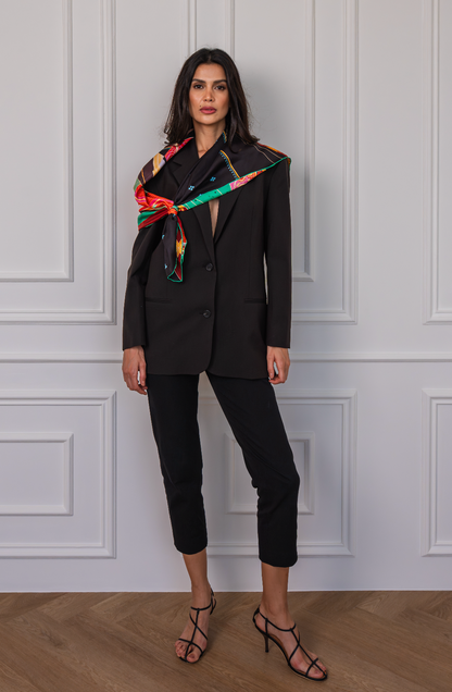 Sisterhood (Red) / Silk scarf