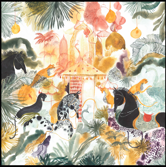 The Mystery of The Emirati Royal Gardens (Majestic Yellow)/ Shawl