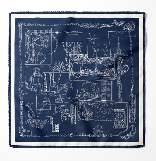The Abu Dhabi Heritage (Heritage Blue) / Pocket square 35