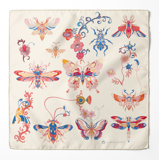 The Study of UAE Insects/ Silk Scarf