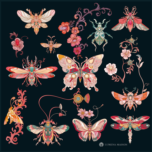 The Study of UAE Insects (Black)/ Shawl