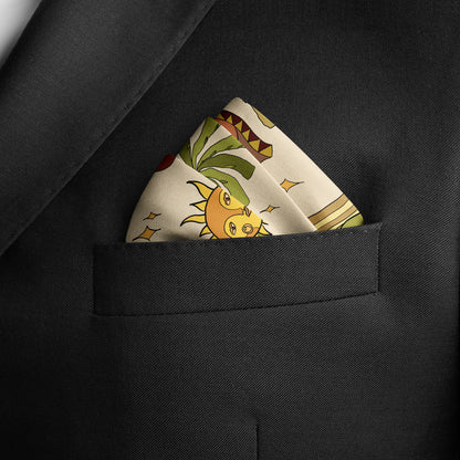 Arabian Nights (Gold)/ Pocket square 35