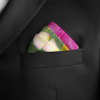 UAE Botanicals (Sage Green) / Pocket square 35 - Lumena Maison