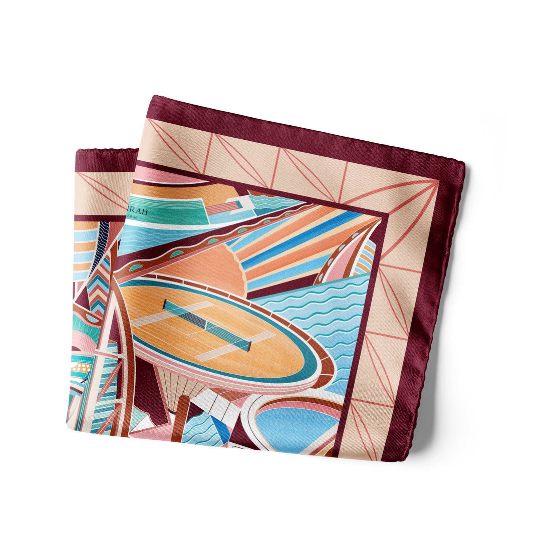 The Tribute to Burj Al Arab ( Blush Rose Pink)/ Pocket square 35
