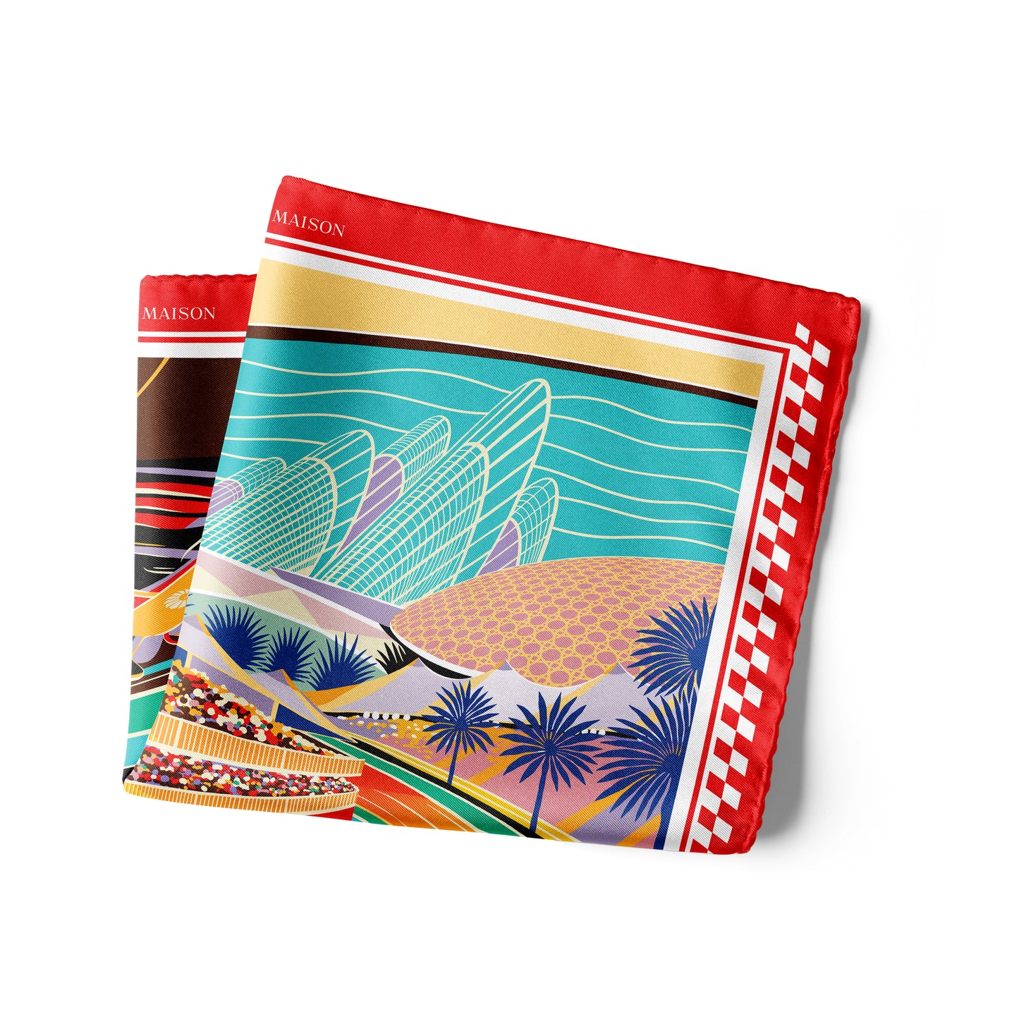 Formula 1 Abu Dhabi (Red) / Pocket Square 35