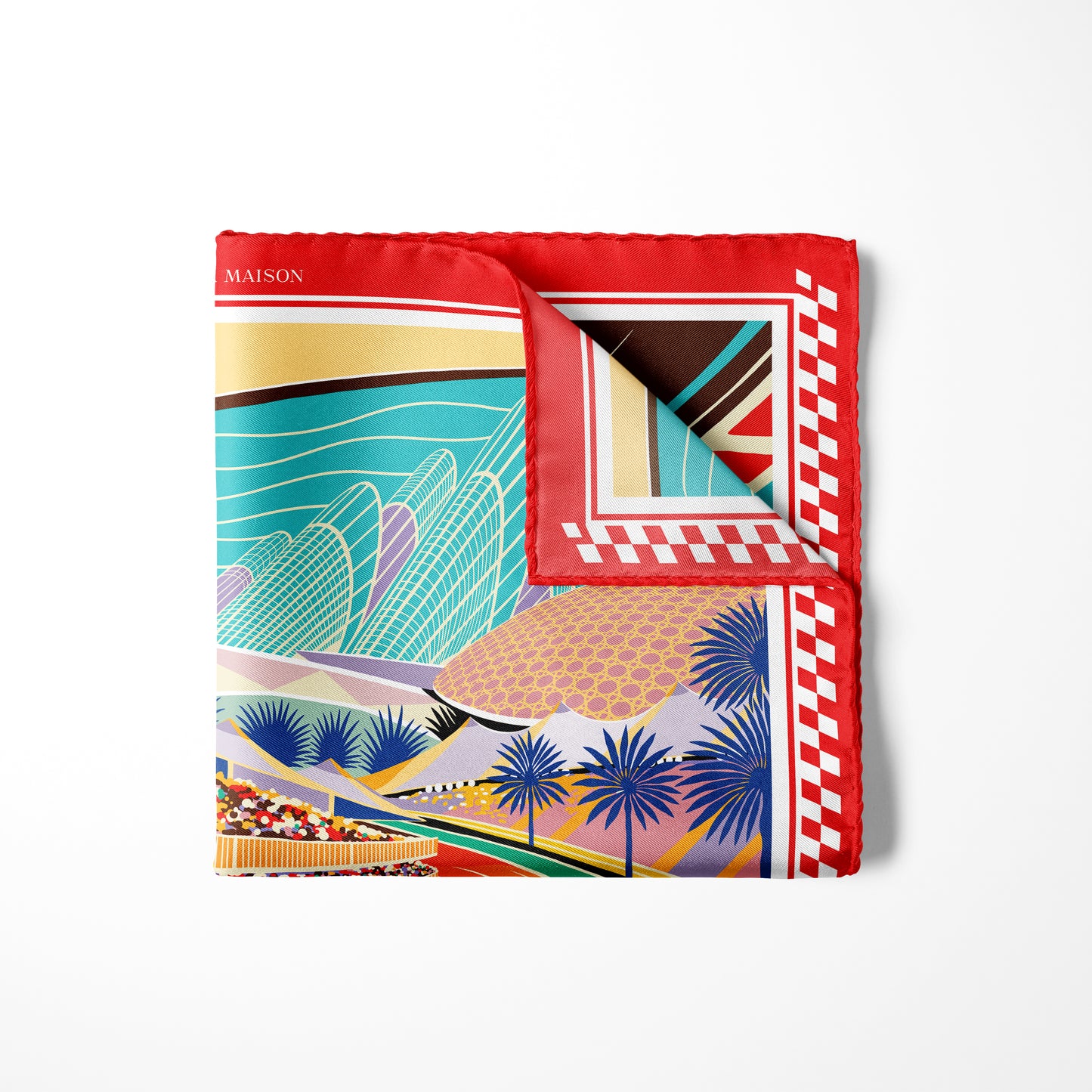 Formula 1 Abu Dhabi (Red) / Pocket Square 35