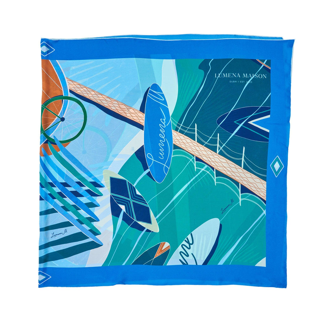 The Dubai Kite beach (Frosty Green) / Pareo - Lumena Maison