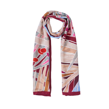 The Palm (Burgundy) / Pareo - Lumena Maison