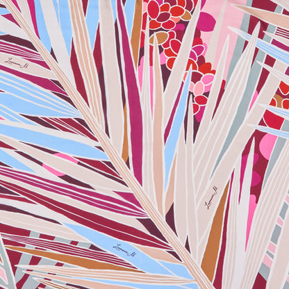 The Palm (Burgundy) / Pareo - Lumena Maison