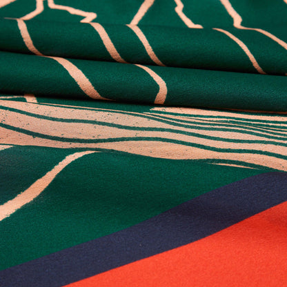 The Dubai skyline (Emerald Green) / Pareo - Lumena Maison