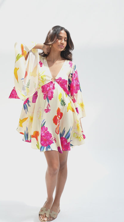 UAE Botanicals (Milky White) / Butterfly dress